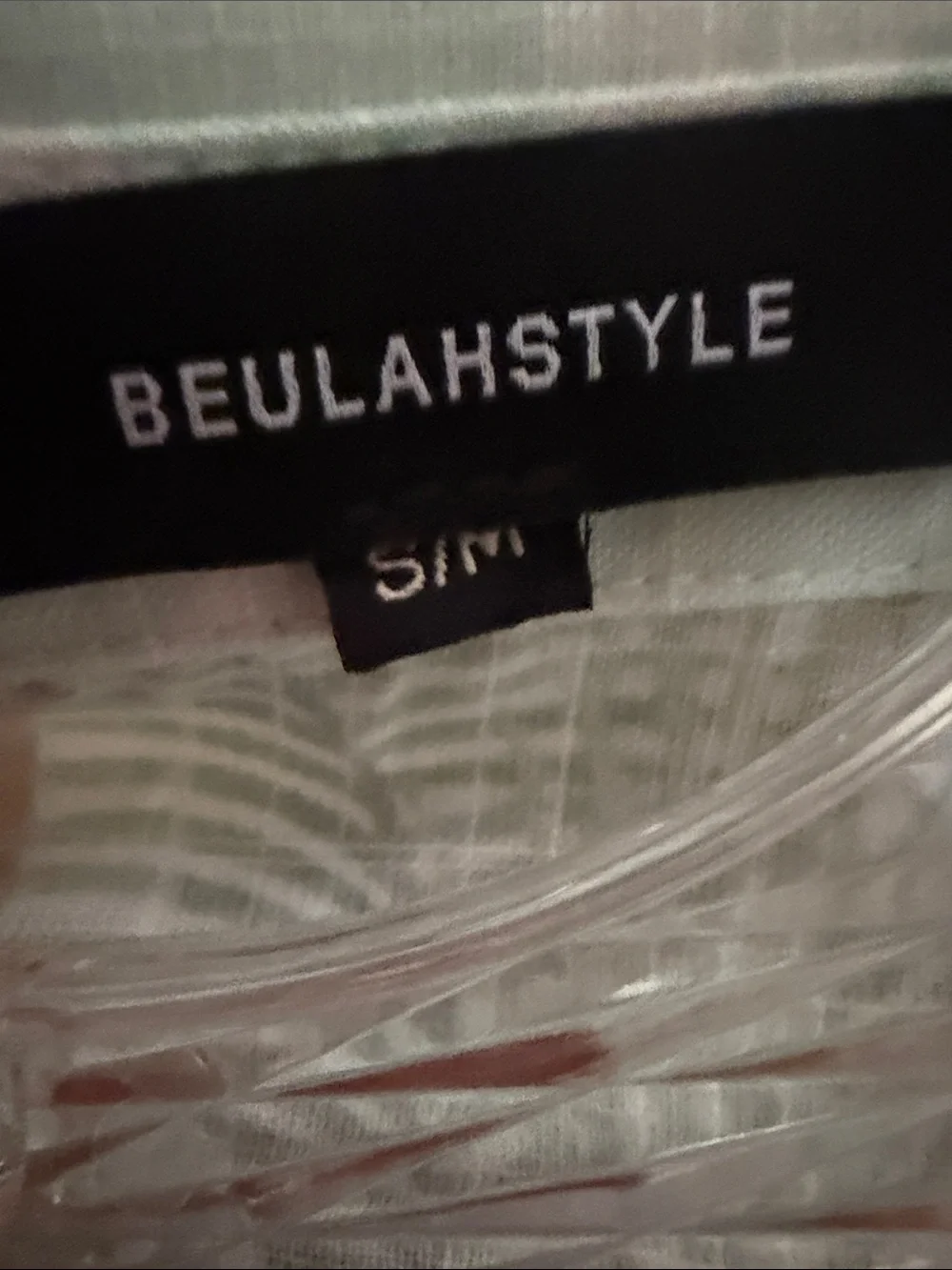 Beulah White matching pants and top with Subtle Pastel Accents - Picture 5 of 10